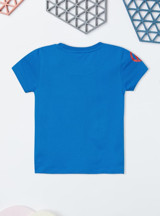 Boys Captain America Print T-shirt