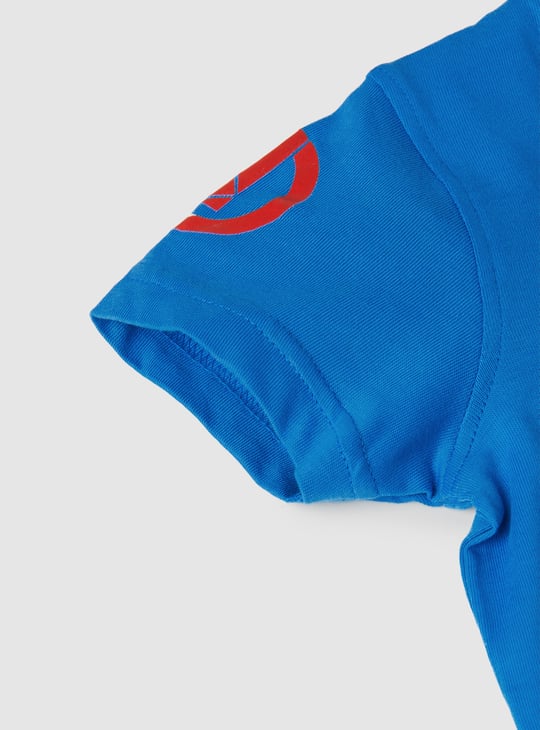 Boys Captain America Print T-shirt