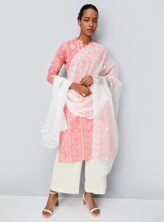 Women Embroidered Dupatta