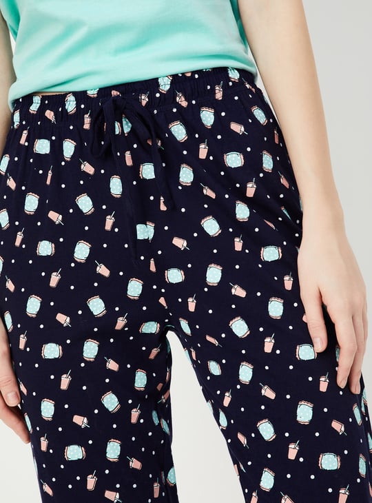 Women Printed Capri Set