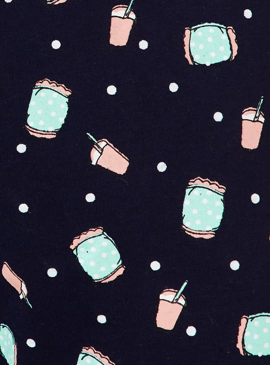 Women Printed Capri Set