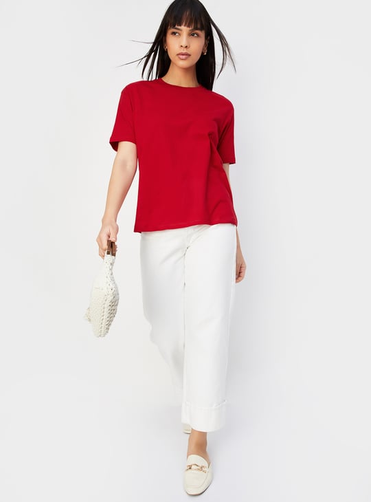 Women Solid T-shirt