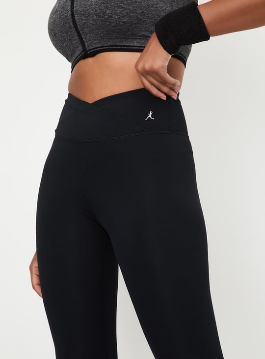 Women Solid Sports Tights