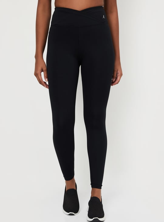 Women Solid Sports Tights