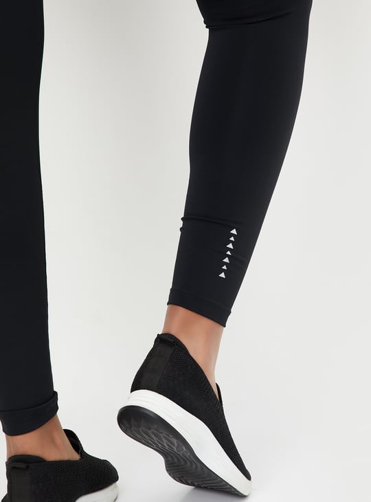 Women Solid Sports Tights