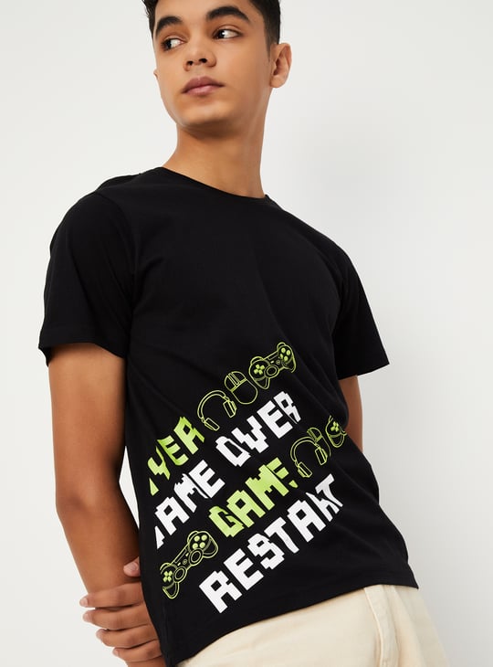 Boys Graphic Printed T-shirt