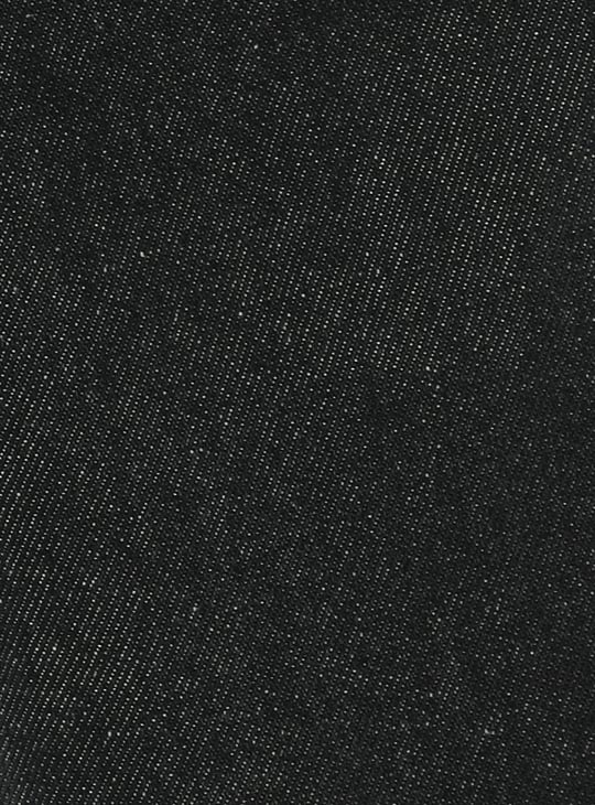 Girls Slim Fit Belted Rinsed Jeans