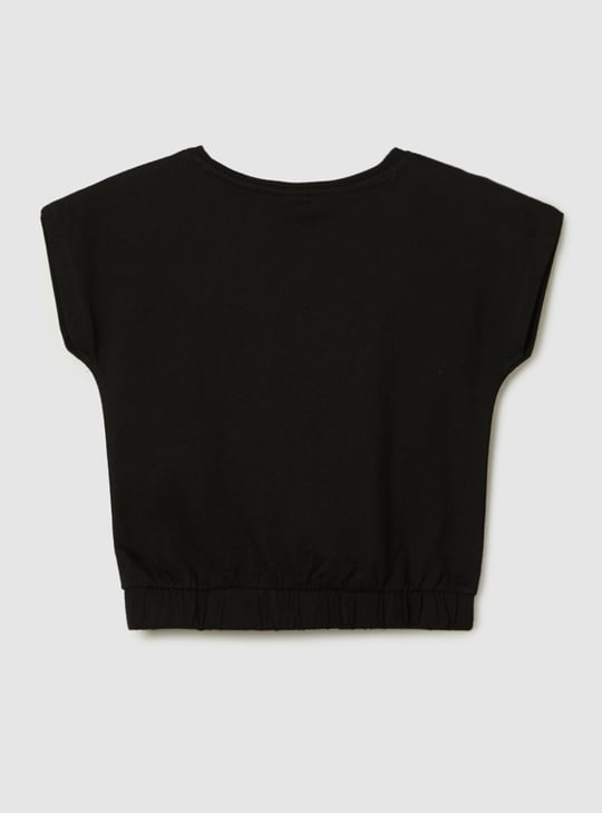 Girls Anime Printed T-shirt