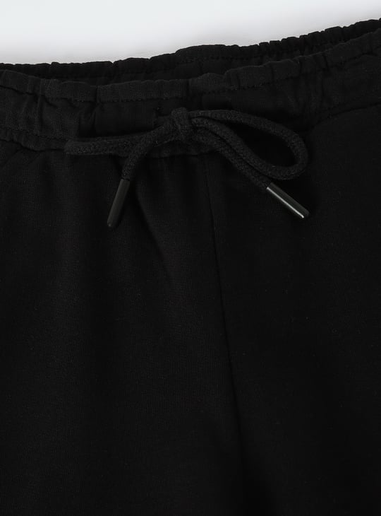 Girls Solid Cargo Trousers