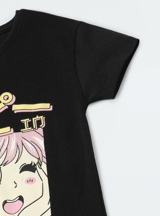 Girls Printed Short Set