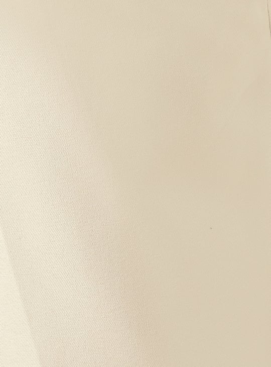 Men Slim Fit Solid Formal Trousers