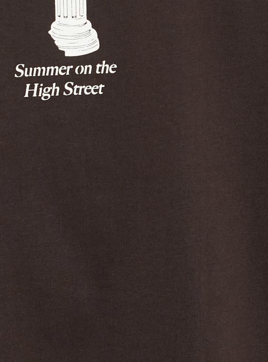 URB_N Men Boxy Fit Graphic Printed T-shirt