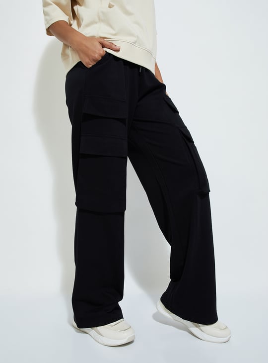 URB_N Women Relaxed Fit Cargo Track Pants