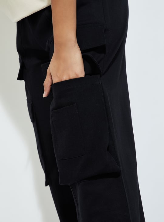 URB_N Women Relaxed Fit Cargo Track Pants