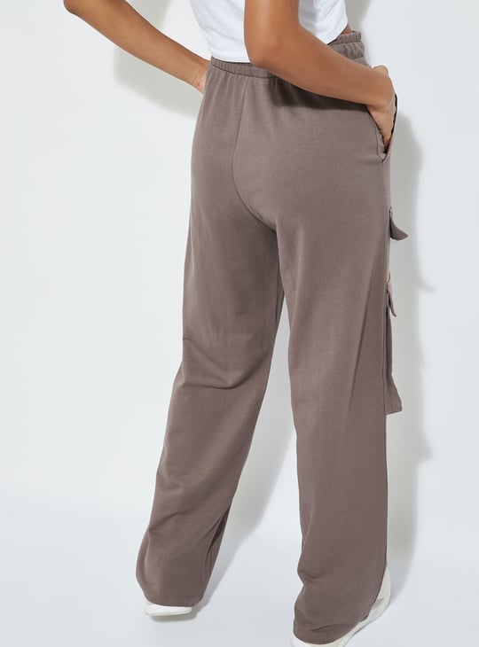 URB_N Women Relaxed Fit Cargo Track Pants