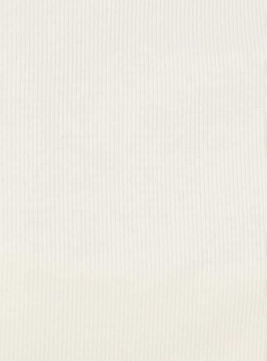 Women Ribbed Layered Crop Top