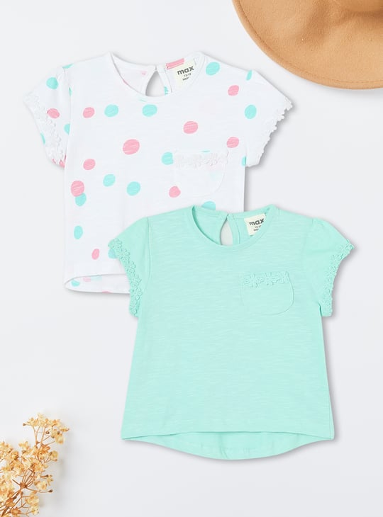 Girls Assorted T-shirt - Pack of 2
