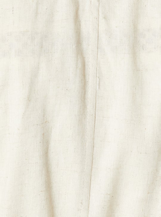 Women Solid Trench Coat with Belt