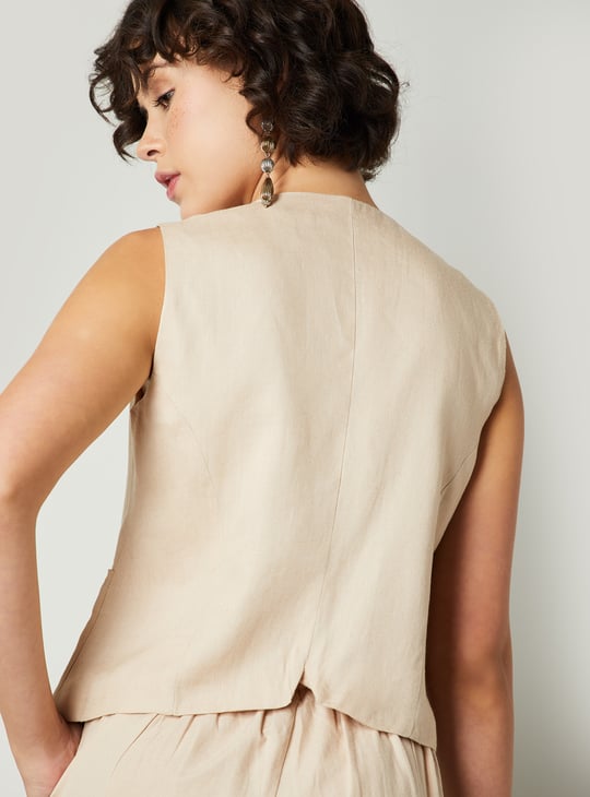 Women Solid Waistcoat