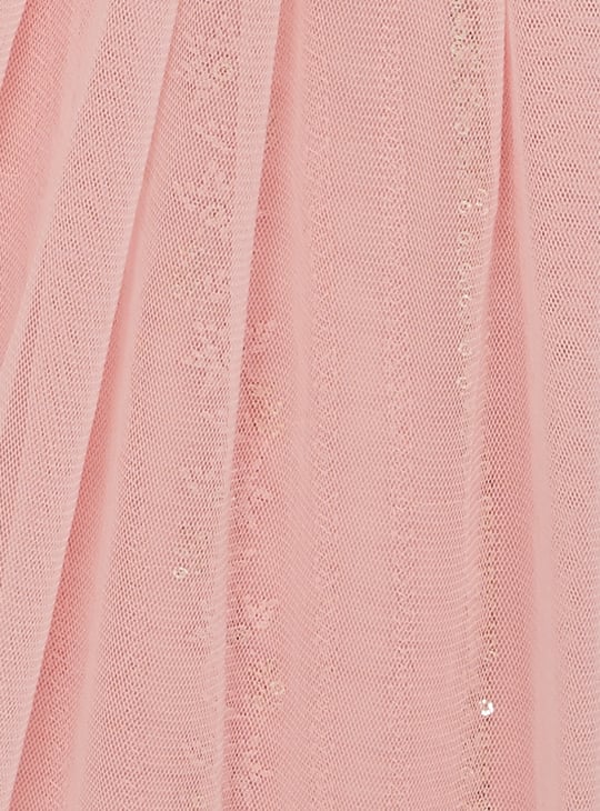 Girls Embroidered Sharara Set