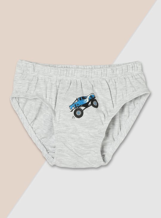 Boys Printed Briefs - Pack of 3
