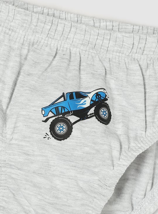 Boys Printed Briefs - Pack of 3