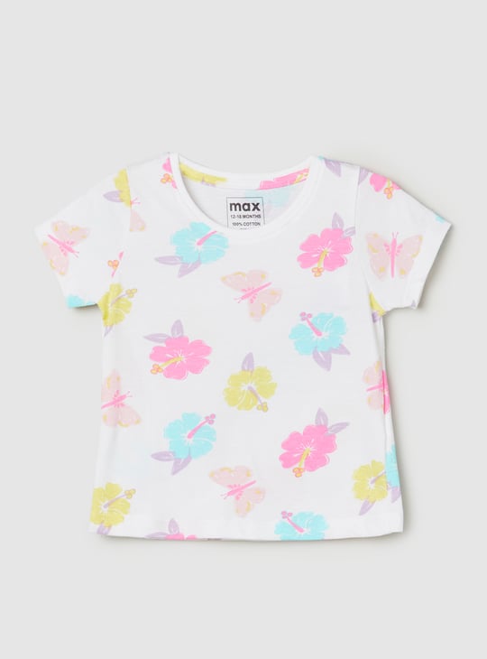 Girls All-Over Printed T-shirt