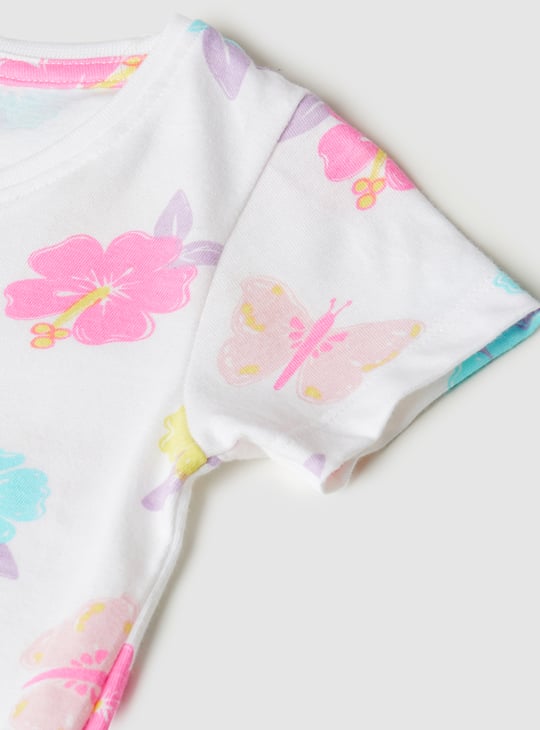Girls All-Over Printed T-shirt