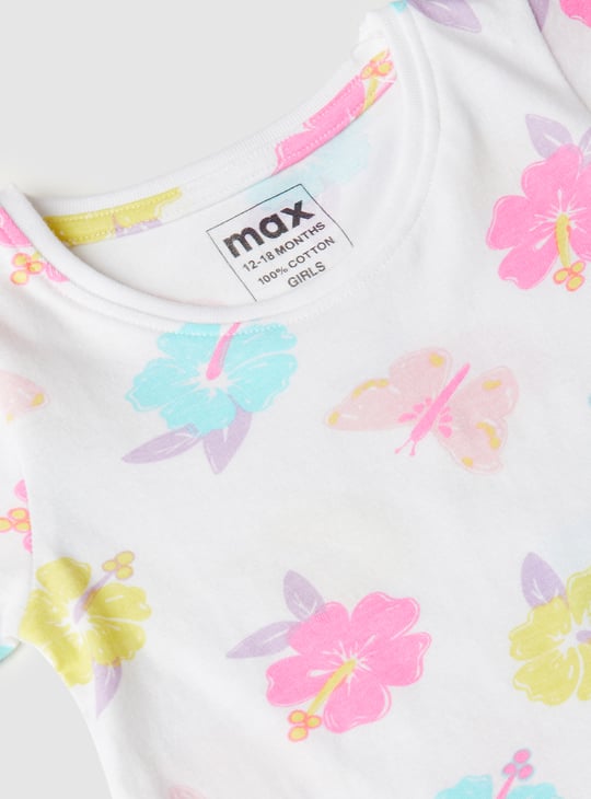 Girls All-Over Printed T-shirt