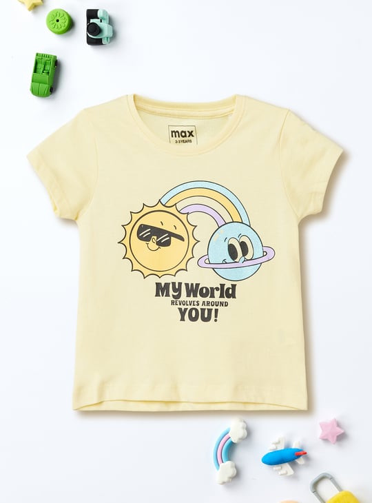 Girls Graphic Printed T-shirt