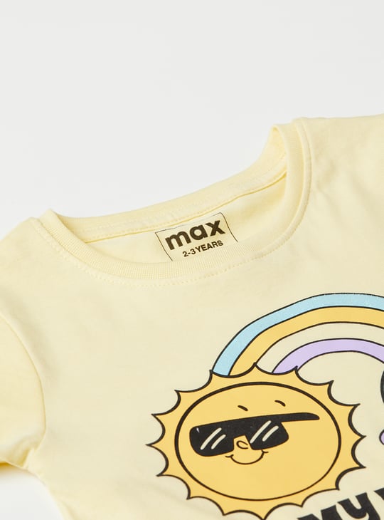 Girls Graphic Printed T-shirt