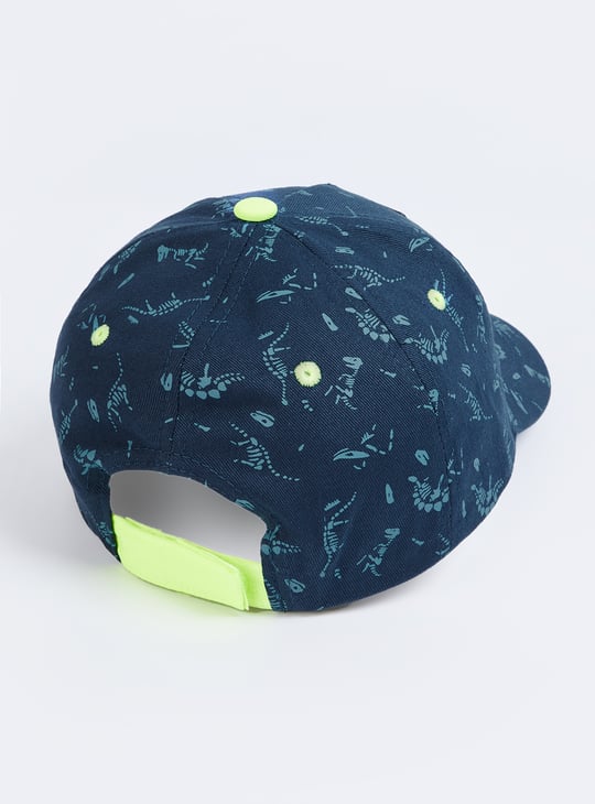 Boys Dinosaur Printed Baseball Cap