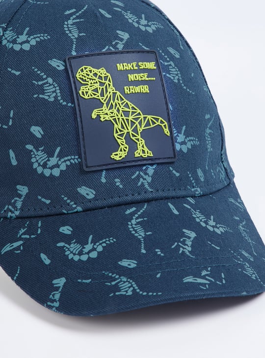 Boys Dinosaur Printed Baseball Cap
