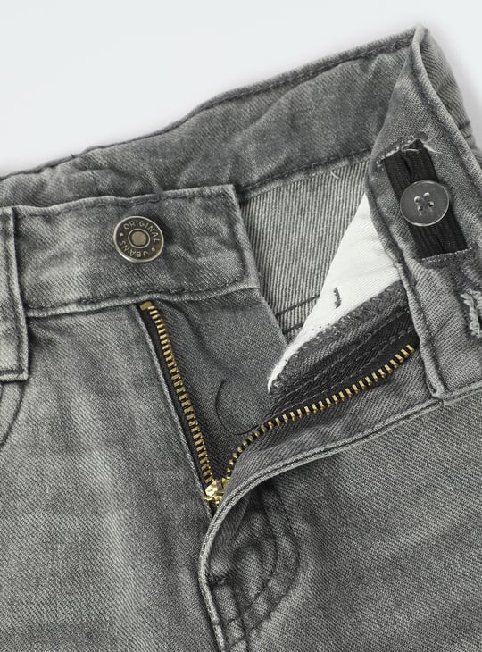 Boys Loose Fit Distressed Jeans
