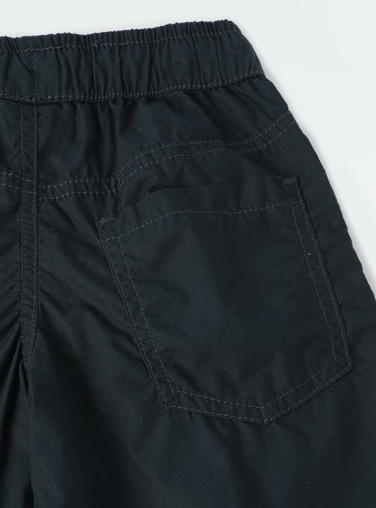 Boys Solid Bermuda Shorts