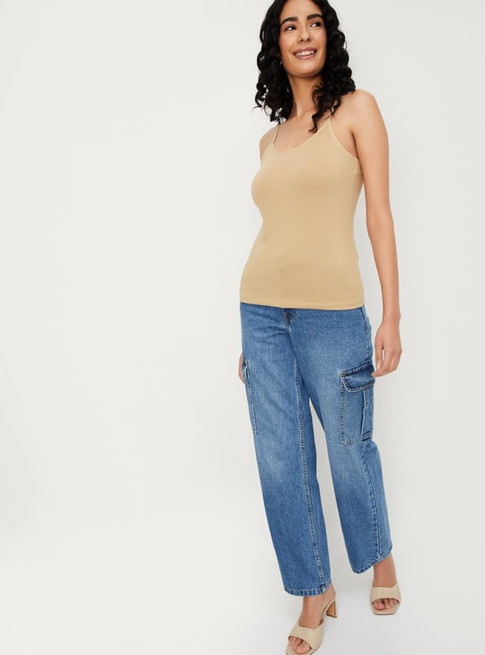 Women Solid Camisole - Pack of 3