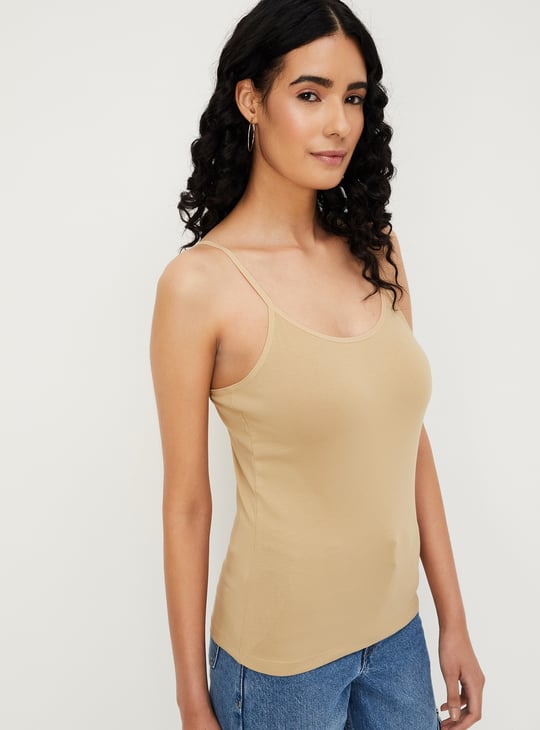 Women Solid Camisole - Pack of 3