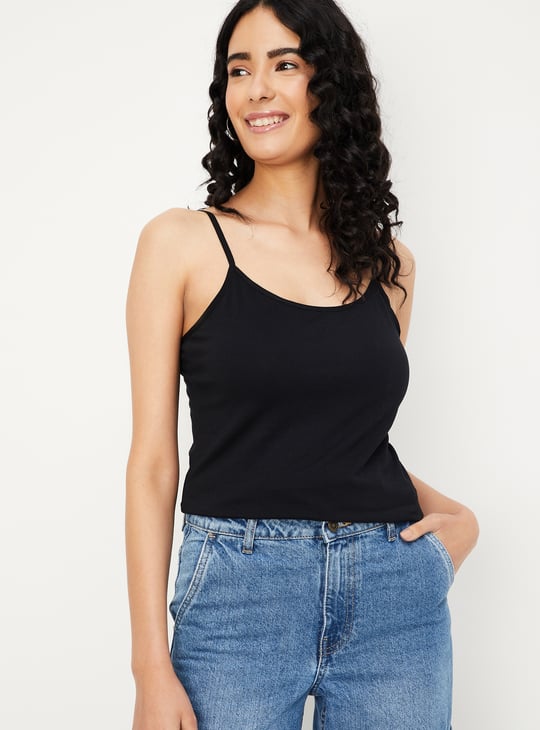 Women Solid Camisole - Pack of 3