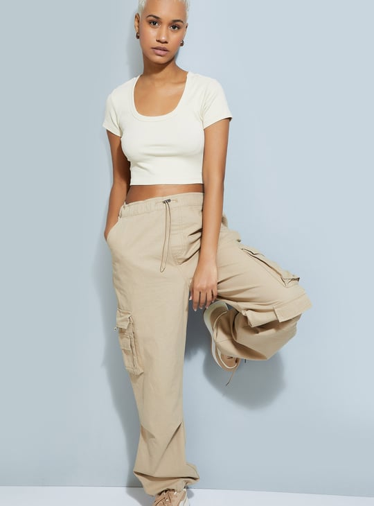 URB_N Women Ribbed Crop Top