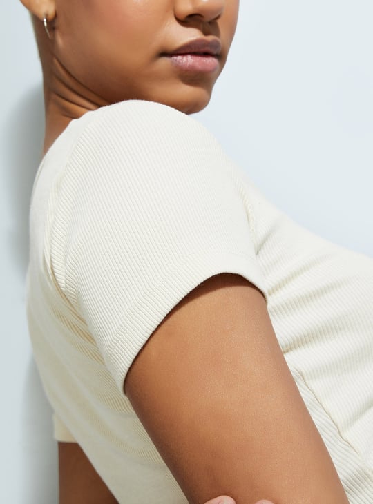 URB_N Women Ribbed Crop Top