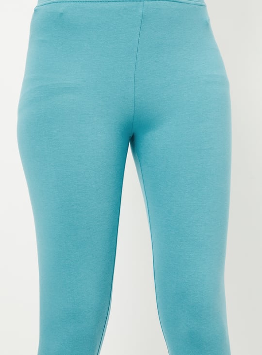 Women Solid Ankle-Length Leggings