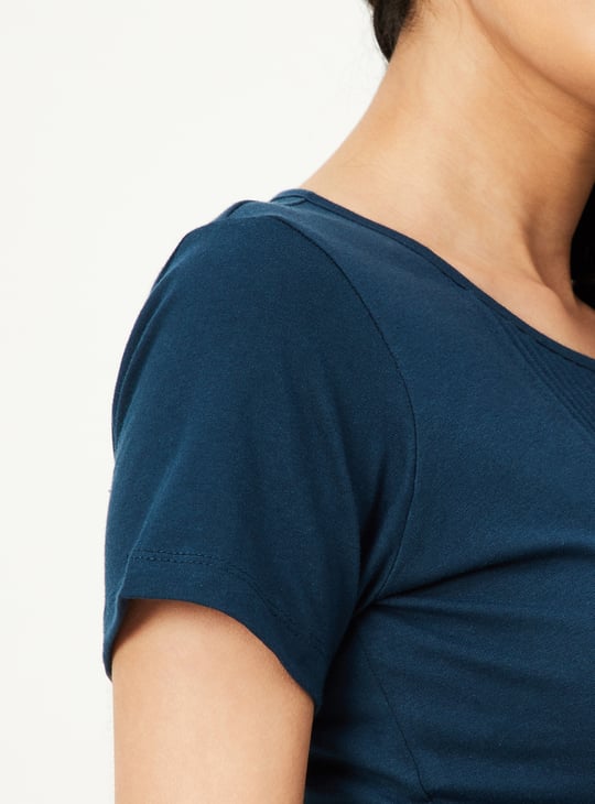 Women Pintuck Yoke Top
