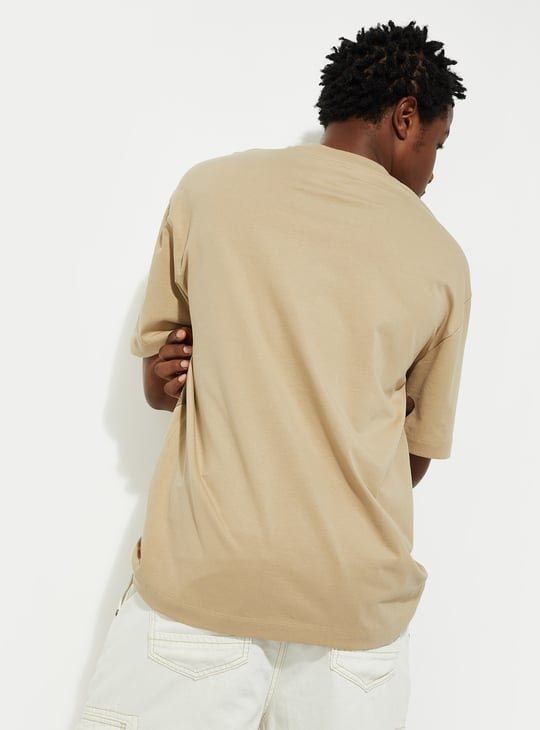 URB_N Men Oversized Deadpool Printed T-shirt