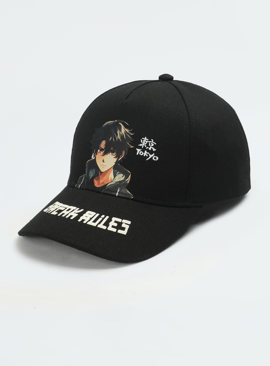 Boys Anime Printed Baseball Cap