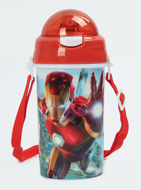 Kids Iron Man Sipper Bottle with Sling