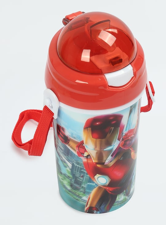 Kids Iron Man Sipper Bottle with Sling