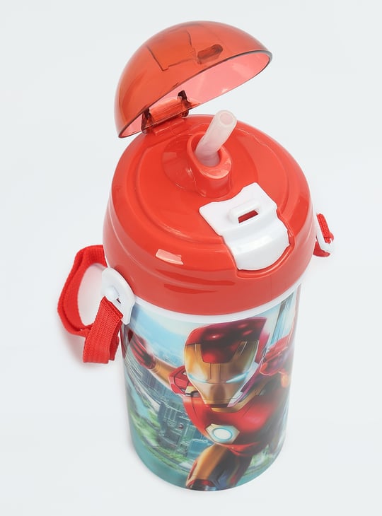 Kids Iron Man Sipper Bottle with Sling