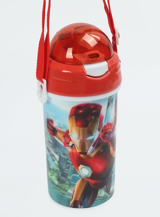 Kids Iron Man Sipper Bottle with Sling