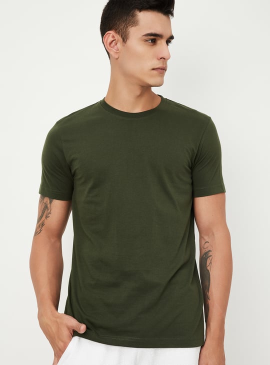 Men Solid T-shirt - Pack of 3