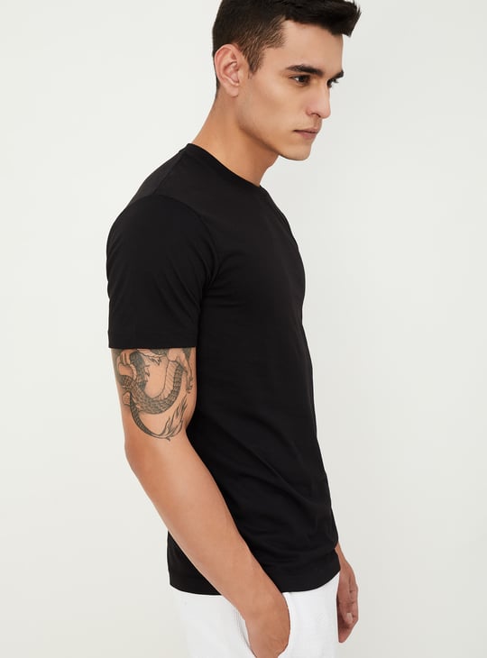 Men Solid T-shirt - Pack of 3
